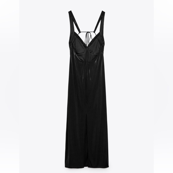 NWT ZARA MAXI DRESS, SIZE S - Picture 8 of 10
